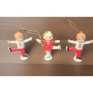 Vintage Campbell"s Kids "Super Skater" Set 2 Boys & Girl Figurines by Roman 1984